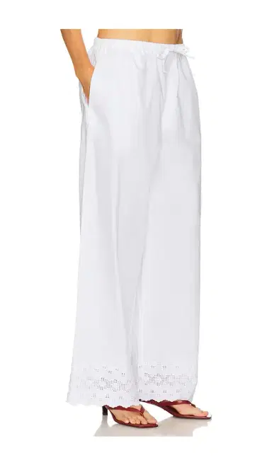 Helsa The Summer Pant With Vintage Swiss Embroidery | Thumbnail 2 Helsa The Summer Pant With Vintage Swiss Embroidery | Thumbnail 2