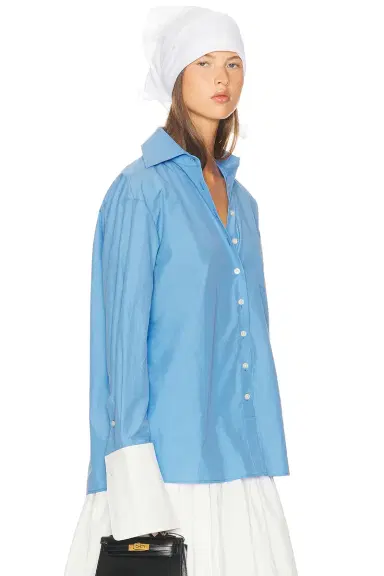 Helsa Classic Oversized Shirt | Thumbnail 5 Helsa Classic Oversized Shirt | Thumbnail 5