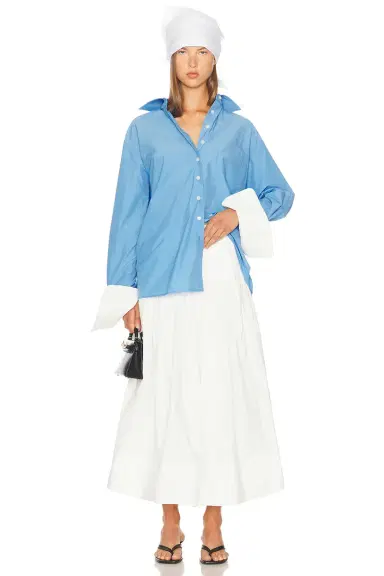 Helsa Classic Oversized Shirt | Thumbnail 7 Helsa Classic Oversized Shirt | Thumbnail 7