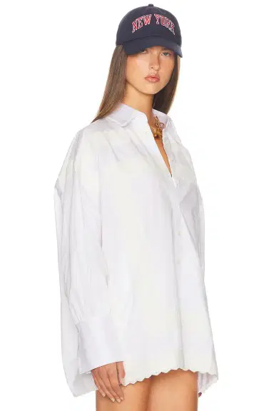 Helsa The Summer Overshirt With Vintage Swiss Embroidery | Thumbnail 4 Helsa The Summer Overshirt With Vintage Swiss Embroidery | Thumbnail 4