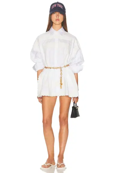 Helsa The Summer Overshirt With Vintage Swiss Embroidery | Thumbnail 6 Helsa The Summer Overshirt With Vintage Swiss Embroidery | Thumbnail 6