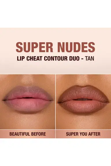 Charlotte Tilbury Supernudes Lip Cheat Long-Lasting Waterproof Lip Liner Duo | Thumbnail 4 Charlotte Tilbury Supernudes Lip Cheat Long-Lasting Waterproof Lip Liner Duo | Thumbnail 4