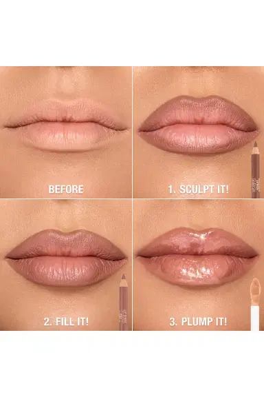 Charlotte Tilbury Supernudes Lip Cheat Long-Lasting Waterproof Lip Liner Duo | Thumbnail 6 Charlotte Tilbury Supernudes Lip Cheat Long-Lasting Waterproof Lip Liner Duo | Thumbnail 6