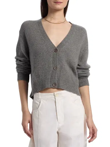 The Elder Statesman Women's Boxy Cashmere Cardigan | Thumbnail 3 The Elder Statesman Women's Boxy Cashmere Cardigan | Thumbnail 3