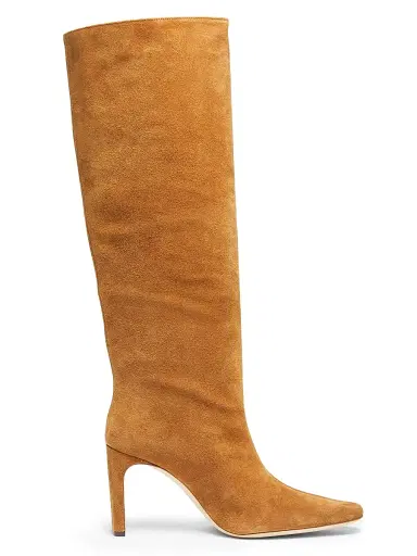 Staud Women's Wally Suede 90MM Heeled Boots | Thumbnail 1 Staud Women's Wally Suede 90MM Heeled Boots | Thumbnail 1