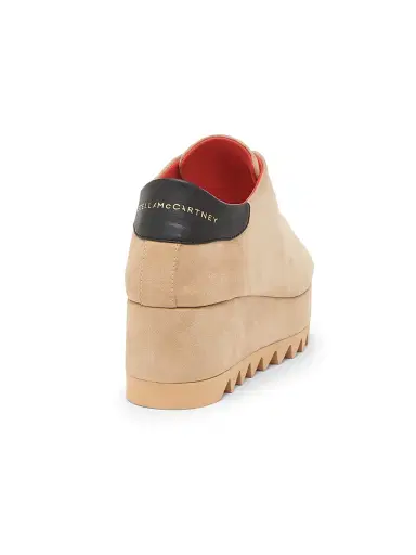 Stella McCartney Women's Elyse Round Toe Platform Sneakers - Desert - Size 11 | Thumbnail 3 Stella McCartney Women's Elyse Round Toe Platform Sneakers - Desert - Size 11 | Thumbnail 3