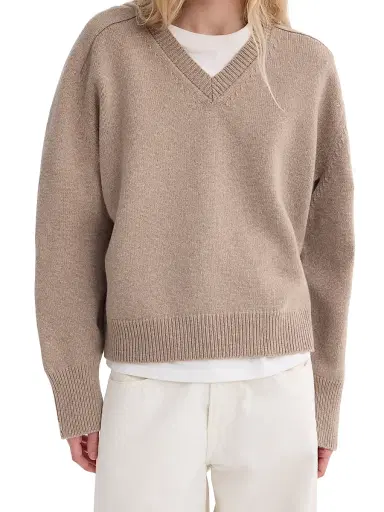 RÓHE Women's Sleeve Wrap Wool-Cashmere Sweater | Thumbnail 3 RÓHE Women's Sleeve Wrap Wool-Cashmere Sweater | Thumbnail 3