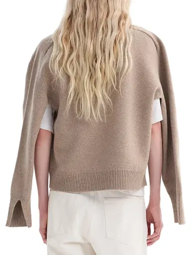 RÓHE Women's Sleeve Wrap Wool-Cashmere Sweater | Thumbnail 5 RÓHE Women's Sleeve Wrap Wool-Cashmere Sweater | Thumbnail 5