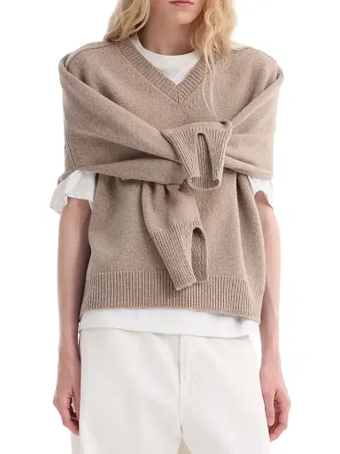 RÓHE Women's Sleeve Wrap Wool-Cashmere Sweater | Thumbnail 6 RÓHE Women's Sleeve Wrap Wool-Cashmere Sweater | Thumbnail 6