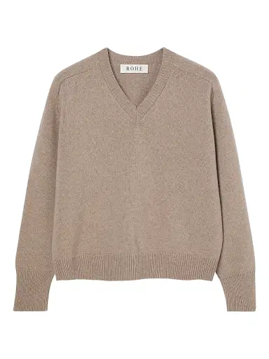 RÓHE Women's Sleeve Wrap Wool-Cashmere Sweater | Thumbnail 1 RÓHE Women's Sleeve Wrap Wool-Cashmere Sweater | Thumbnail 1