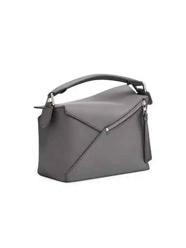 LOEWE Women's Puzzle Edge Leather Shoulder Bag - Light Grey | Thumbnail 20 LOEWE Women's Puzzle Edge Leather Shoulder Bag - Light Grey | Thumbnail 20
