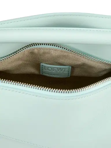 LOEWE Women's Puzzle Edge Leather Shoulder Bag - Light Grey | Thumbnail 4 LOEWE Women's Puzzle Edge Leather Shoulder Bag - Light Grey | Thumbnail 4