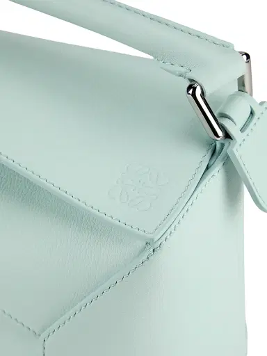 LOEWE Women's Puzzle Edge Leather Shoulder Bag - Light Grey | Thumbnail 5 LOEWE Women's Puzzle Edge Leather Shoulder Bag - Light Grey | Thumbnail 5