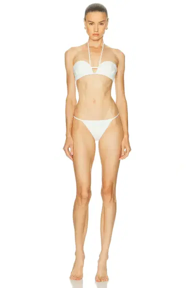ADRIANA DEGREAS Coquille De Mer Halterneck Bikini Set | Thumbnail 1 ADRIANA DEGREAS Coquille De Mer Halterneck Bikini Set | Thumbnail 1