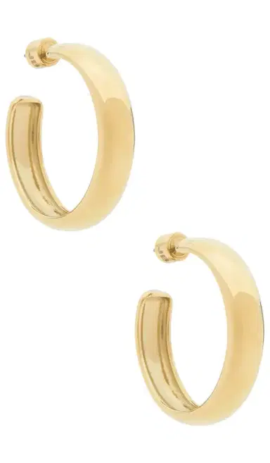 Jenny Bird Staple Hoops Large Earrings | Thumbnail 1 Jenny Bird Staple Hoops Large Earrings | Thumbnail 1
