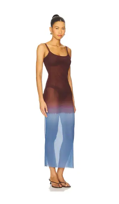 WeWoreWhat Mesh Scoop Maxi Slip | Thumbnail 2 WeWoreWhat Mesh Scoop Maxi Slip | Thumbnail 2