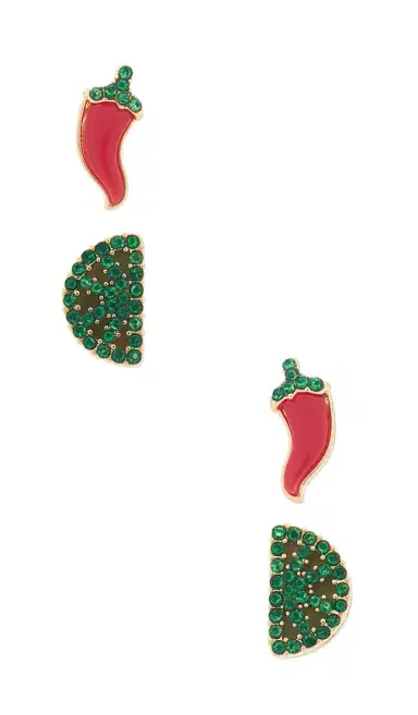 BaubleBar Chili Lime Earrings Set | Thumbnail 1 BaubleBar Chili Lime Earrings Set | Thumbnail 1