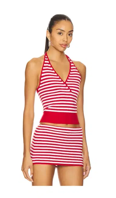 Frankies Bikinis Dylan Cloud Knit Halter Top | Thumbnail 2 Frankies Bikinis Dylan Cloud Knit Halter Top | Thumbnail 2