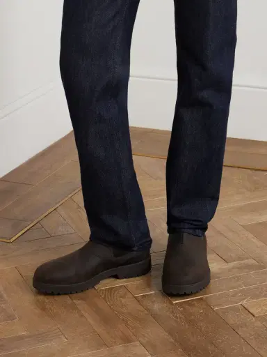 Loro Piana Dover Walk Brushed-Leather Chelsea Boots - Men | Thumbnail 2 Loro Piana Dover Walk Brushed-Leather Chelsea Boots - Men | Thumbnail 2