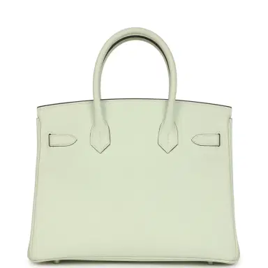 HERMÈS Hermes Birkin Sellier 30 Vert Fizz Epsom Palladium Hardware | Thumbnail 5 HERMÈS Hermes Birkin Sellier 30 Vert Fizz Epsom Palladium Hardware | Thumbnail 5