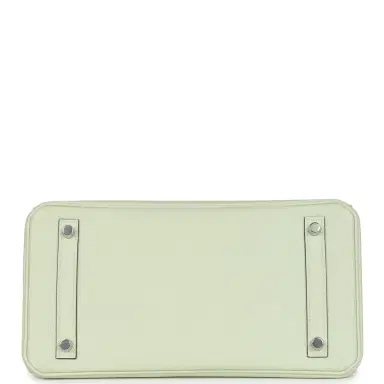 HERMÈS Hermes Birkin Sellier 30 Vert Fizz Epsom Palladium Hardware | Thumbnail 6 HERMÈS Hermes Birkin Sellier 30 Vert Fizz Epsom Palladium Hardware | Thumbnail 6