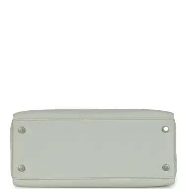 HERMÈS Hermes Kelly Retourne 28 Bleu Pale Clemence Palladium Hardware | Thumbnail 6 HERMÈS Hermes Kelly Retourne 28 Bleu Pale Clemence Palladium Hardware | Thumbnail 6