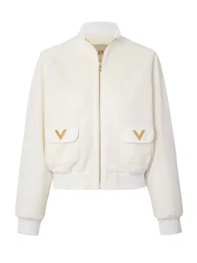 Valentino Garavani Embellished Jersey Jacket | Thumbnail 1 Valentino Garavani Embellished Jersey Jacket | Thumbnail 1