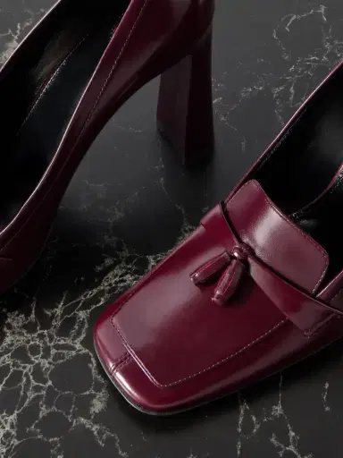 Saint Laurent Chloé 90 Tasseled Leather Pumps | Thumbnail 4 Saint Laurent Chloé 90 Tasseled Leather Pumps | Thumbnail 4