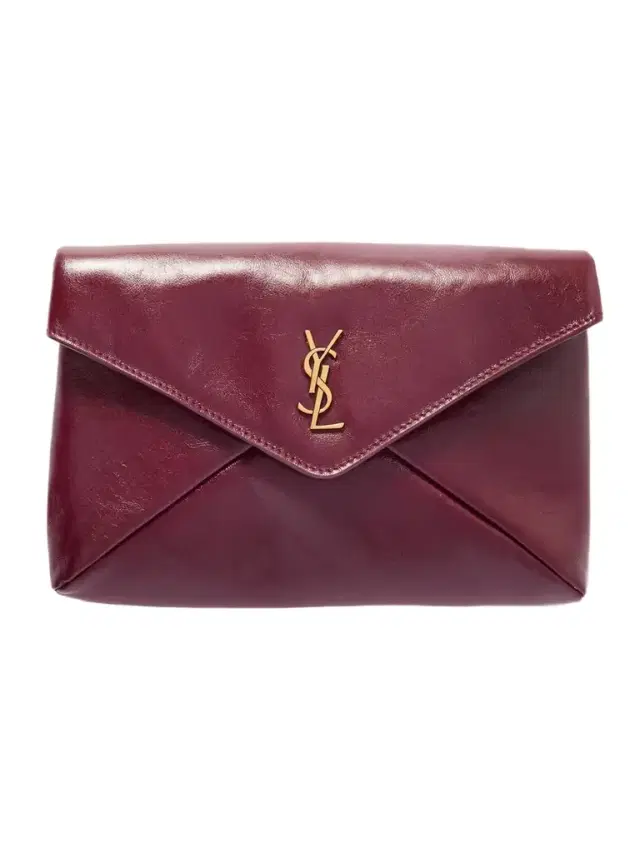 Cassandre Large Glossed-leather Clutch Cassandre Large Glossed-leather Clutch