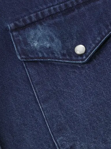 Sartorio Napoli Men's Texas Denim Shirt - Medium Blue | Thumbnail 6 Sartorio Napoli Men's Texas Denim Shirt - Medium Blue | Thumbnail 6