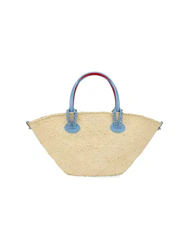 Christian Louboutin Women's Cabata Mini Bag - Natural Blue | Thumbnail 3 Christian Louboutin Women's Cabata Mini Bag - Natural Blue | Thumbnail 3