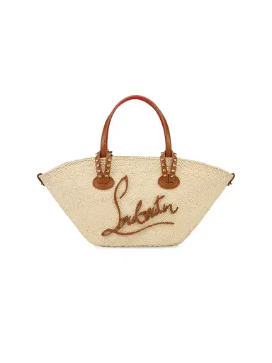 Christian Louboutin Women's Cabata Mini Bag - Natural Blue | Thumbnail 5 Christian Louboutin Women's Cabata Mini Bag - Natural Blue | Thumbnail 5