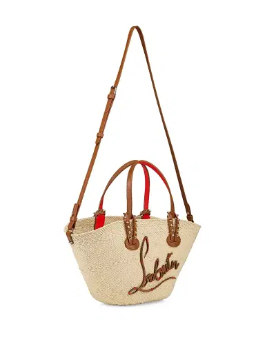 Christian Louboutin Women's Cabata Mini Bag - Natural Blue | Thumbnail 6 Christian Louboutin Women's Cabata Mini Bag - Natural Blue | Thumbnail 6