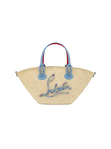 Christian Louboutin Women's Cabata Mini Bag - Natural Blue | Thumbnail 1 Christian Louboutin Women's Cabata Mini Bag - Natural Blue | Thumbnail 1