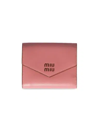 Miu Miu Women's Leather Wallet - Pink | Thumbnail 1 Miu Miu Women's Leather Wallet - Pink | Thumbnail 1