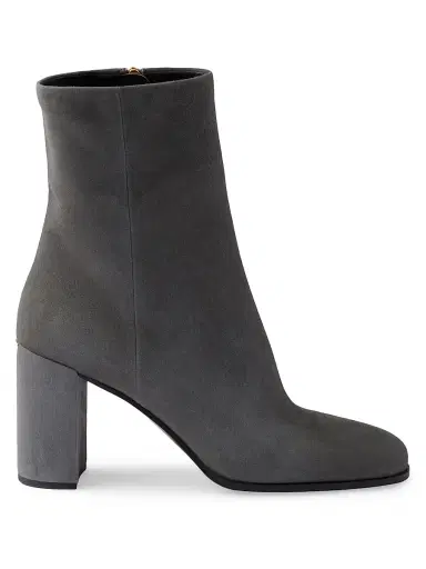 Prada Women's Suede Booties - Brown | Thumbnail 1 Prada Women's Suede Booties - Brown | Thumbnail 1