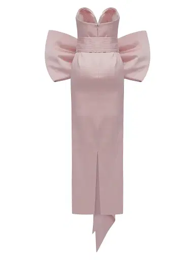 The New Arrivals Ilkyaz Ozel Women's Peggy Satin Bow Gown | Thumbnail 2 The New Arrivals Ilkyaz Ozel Women's Peggy Satin Bow Gown | Thumbnail 2