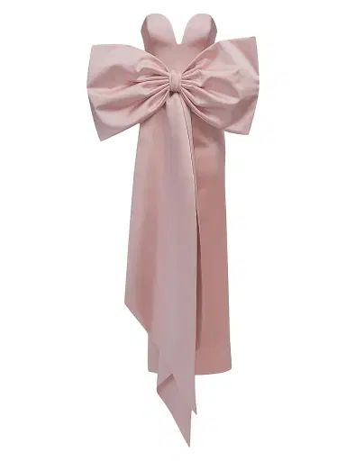 The New Arrivals Ilkyaz Ozel Women's Peggy Satin Bow Gown | Thumbnail 1 The New Arrivals Ilkyaz Ozel Women's Peggy Satin Bow Gown | Thumbnail 1