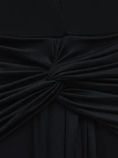 The New Arrivals Ilkyaz Ozel Women's Azure Plunging Bodycon Gown - Dark Side | Thumbnail 6 The New Arrivals Ilkyaz Ozel Women's Azure Plunging Bodycon Gown - Dark Side | Thumbnail 6