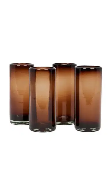 Verve Culture Set Of 4 Tamarind Highball Glass | Thumbnail 2 Verve Culture Set Of 4 Tamarind Highball Glass | Thumbnail 2