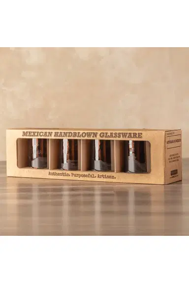 Verve Culture Set Of 4 Tamarind Handblown Glasses | Thumbnail 5 Verve Culture Set Of 4 Tamarind Handblown Glasses | Thumbnail 5