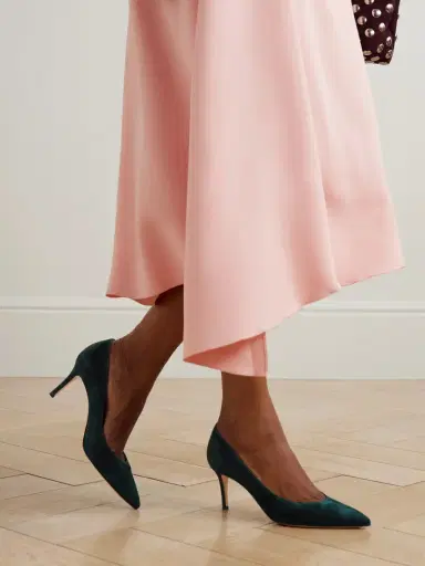 Gianvito Rossi Gianvito 70 Suede Pumps | Thumbnail 2 Gianvito Rossi Gianvito 70 Suede Pumps | Thumbnail 2