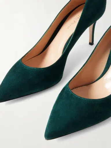 Gianvito Rossi Gianvito 70 Suede Pumps | Thumbnail 4 Gianvito Rossi Gianvito 70 Suede Pumps | Thumbnail 4