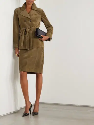Tom Ford Belted Suede Skirt | Thumbnail 2 Tom Ford Belted Suede Skirt | Thumbnail 2