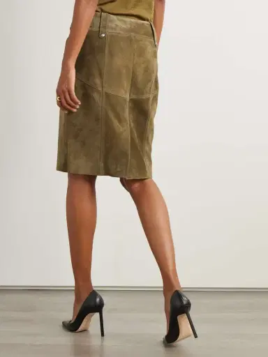 Tom Ford Belted Suede Skirt | Thumbnail 4 Tom Ford Belted Suede Skirt | Thumbnail 4