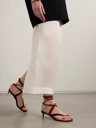Khaite Aimee Calf Hair Sandals | Thumbnail 2 Khaite Aimee Calf Hair Sandals | Thumbnail 2