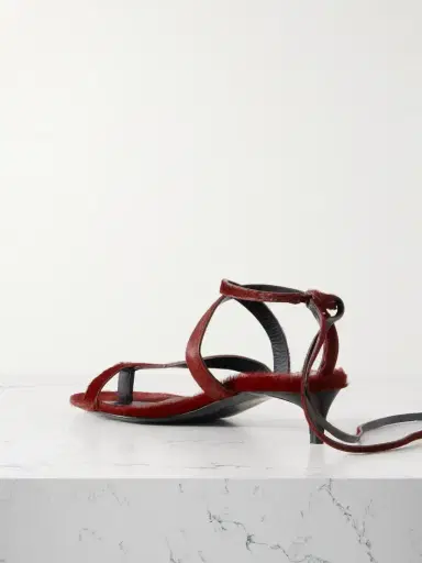 Khaite Aimee Calf Hair Sandals | Thumbnail 3 Khaite Aimee Calf Hair Sandals | Thumbnail 3