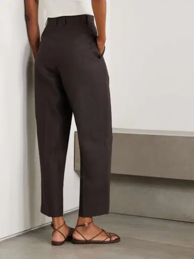 Loro Piana Rodger Pleated Linen Straight-leg Pants | Thumbnail 4 Loro Piana Rodger Pleated Linen Straight-leg Pants | Thumbnail 4