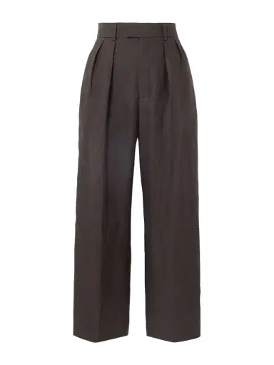 Loro Piana Rodger Pleated Linen Straight-leg Pants | Thumbnail 1 Loro Piana Rodger Pleated Linen Straight-leg Pants | Thumbnail 1