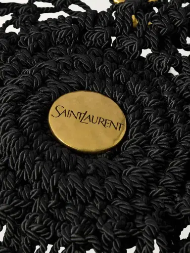 Saint Laurent Woven Cord Shoulder Bag | Thumbnail 4 Saint Laurent Woven Cord Shoulder Bag | Thumbnail 4
